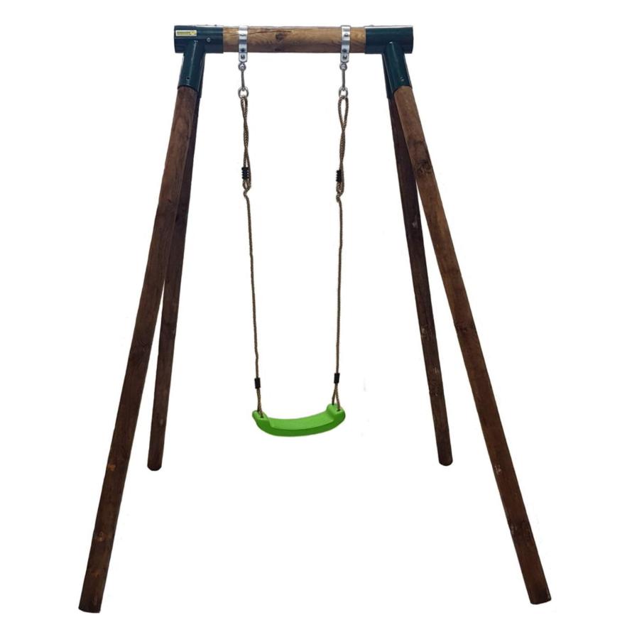 columpio de madera individual Kelut