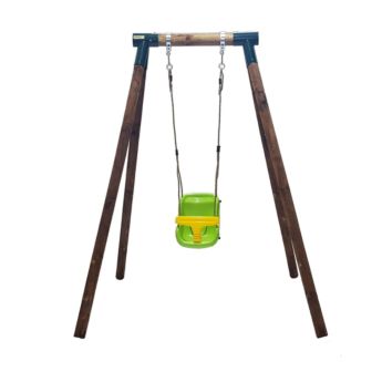 Baloiço madeira kelut assento criança