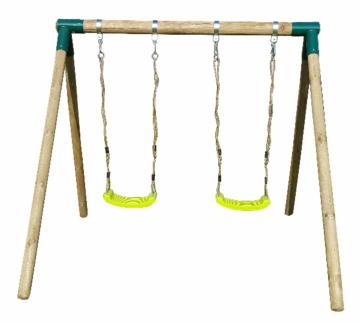 Baloiço de madeira MASGAMES Kadi 2 lugares