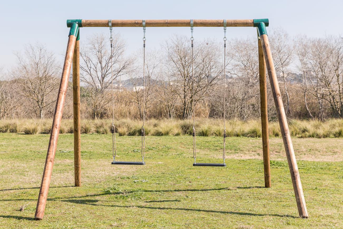 columpio para adultos de madera fuji