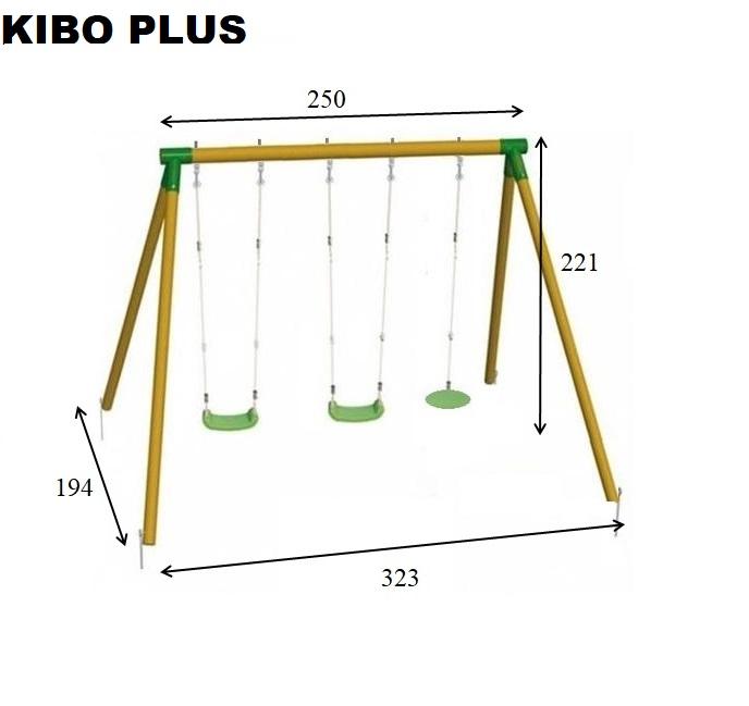 baloiço masgames duplo de madeira kibo plus mediçoes