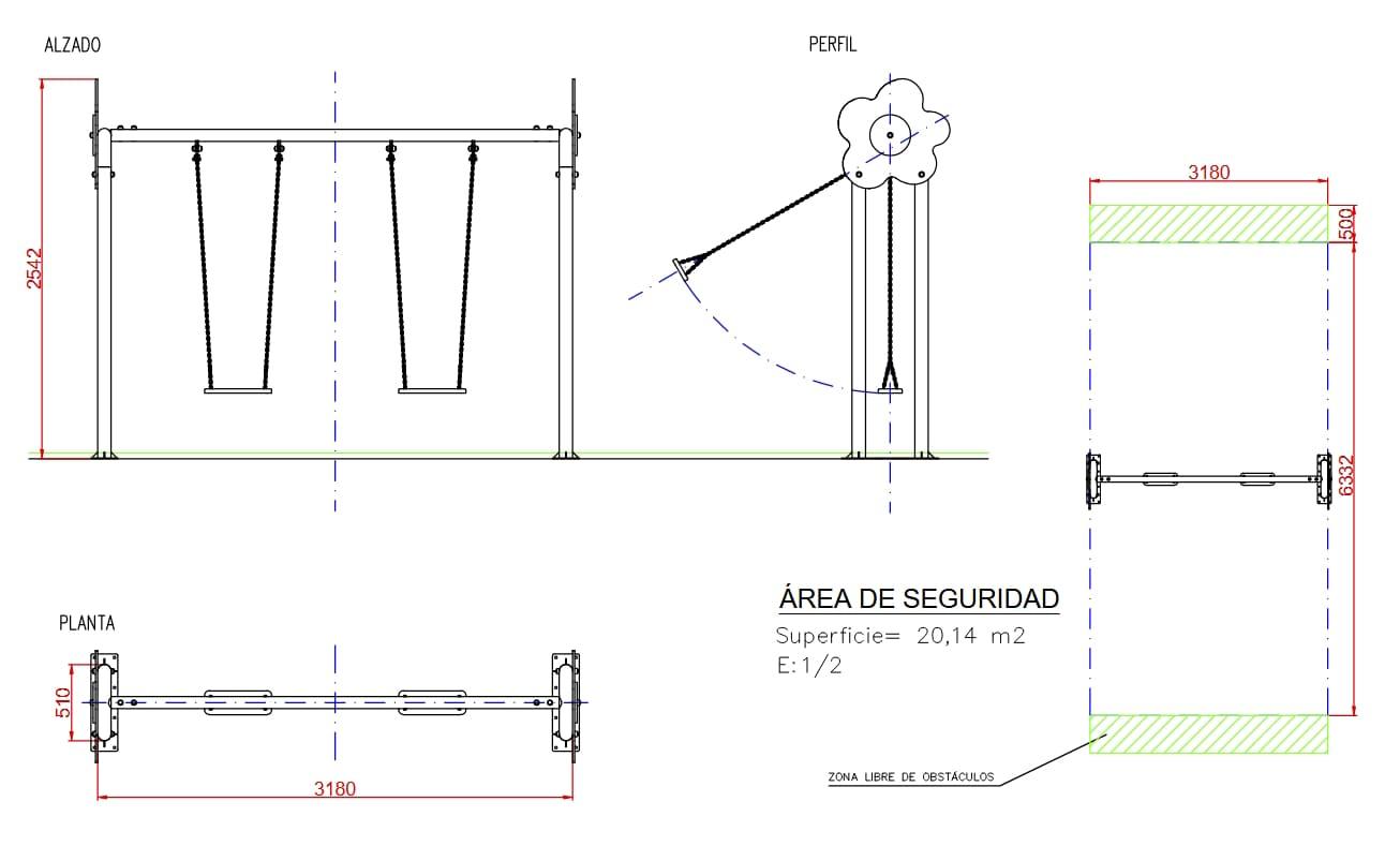 Gronxador metàl·lic homologat FLOR 1