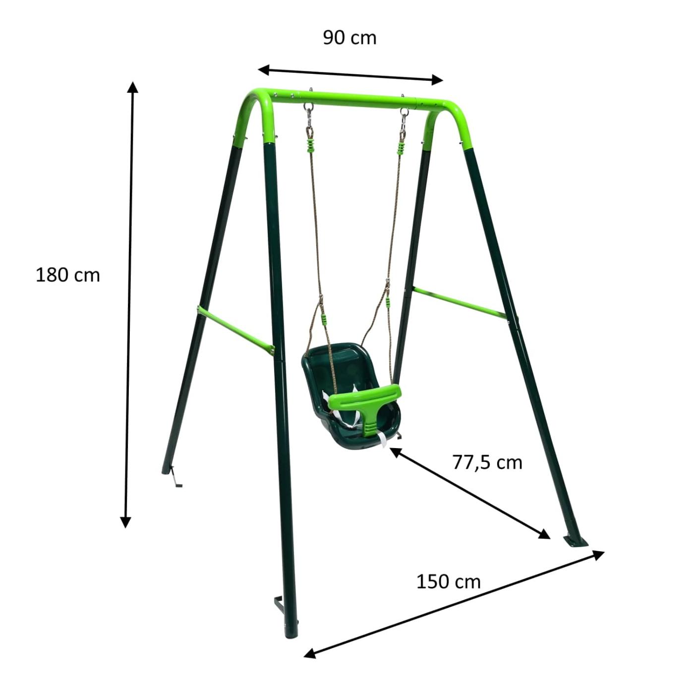 baloiço de metal para crianças MASGAMES BABOL dimensioes