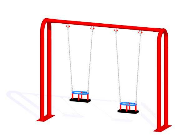 baloiço-metalico-asientos-bebe-vesubio-rojo-entero