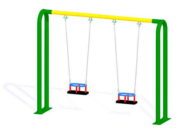 baloiço-metalico-asientos-bebe-vesubio-verde-amarillo