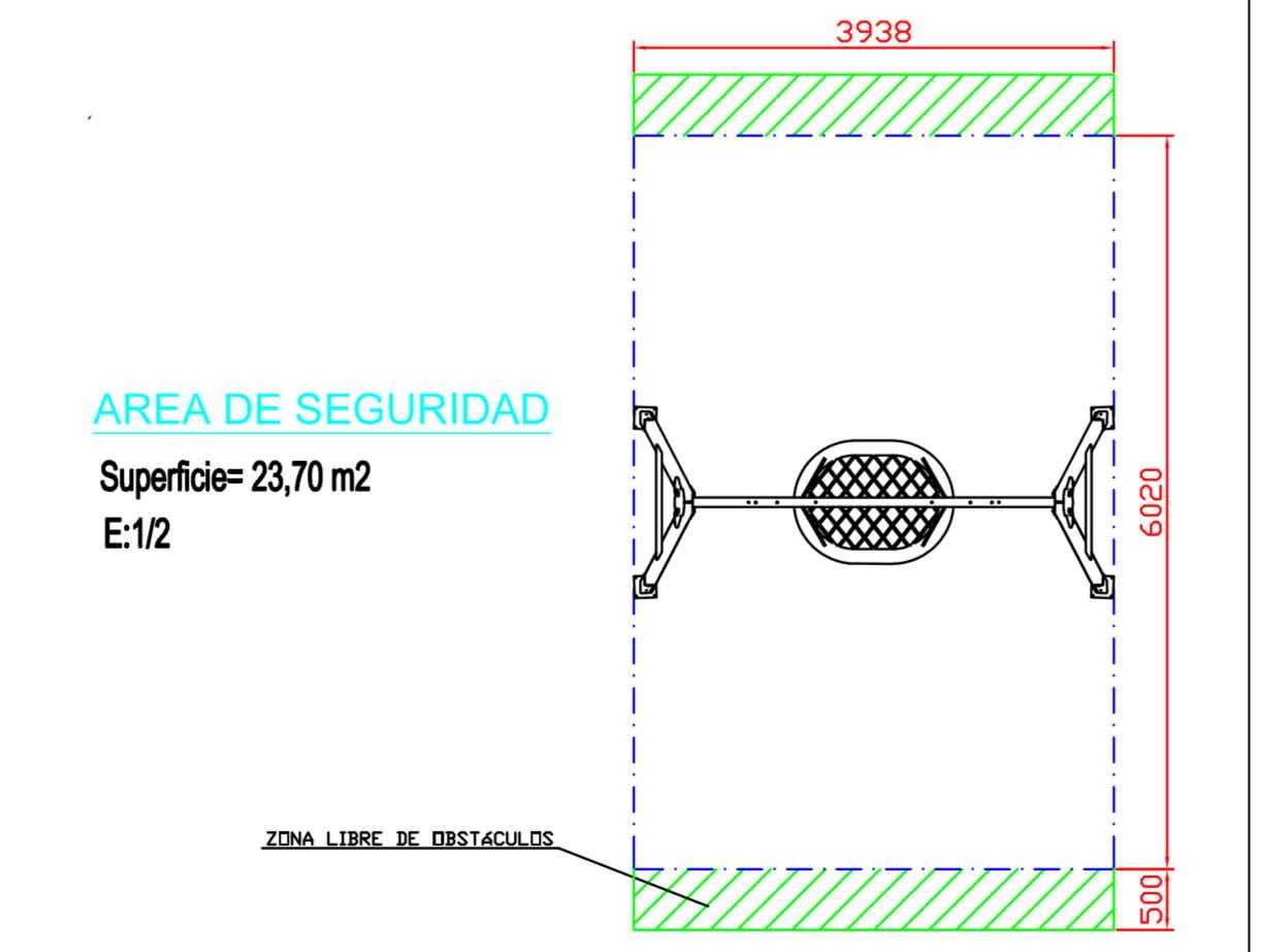 Columpio Nido con larguero de acero INOX