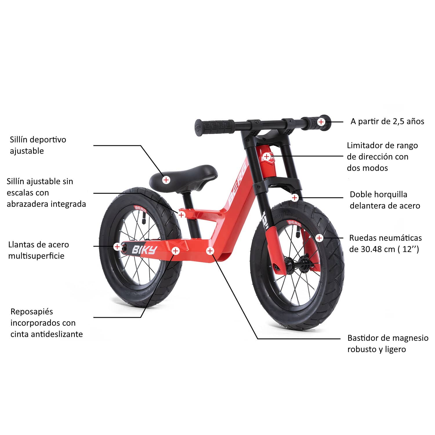 correpasillos berg biky cityred