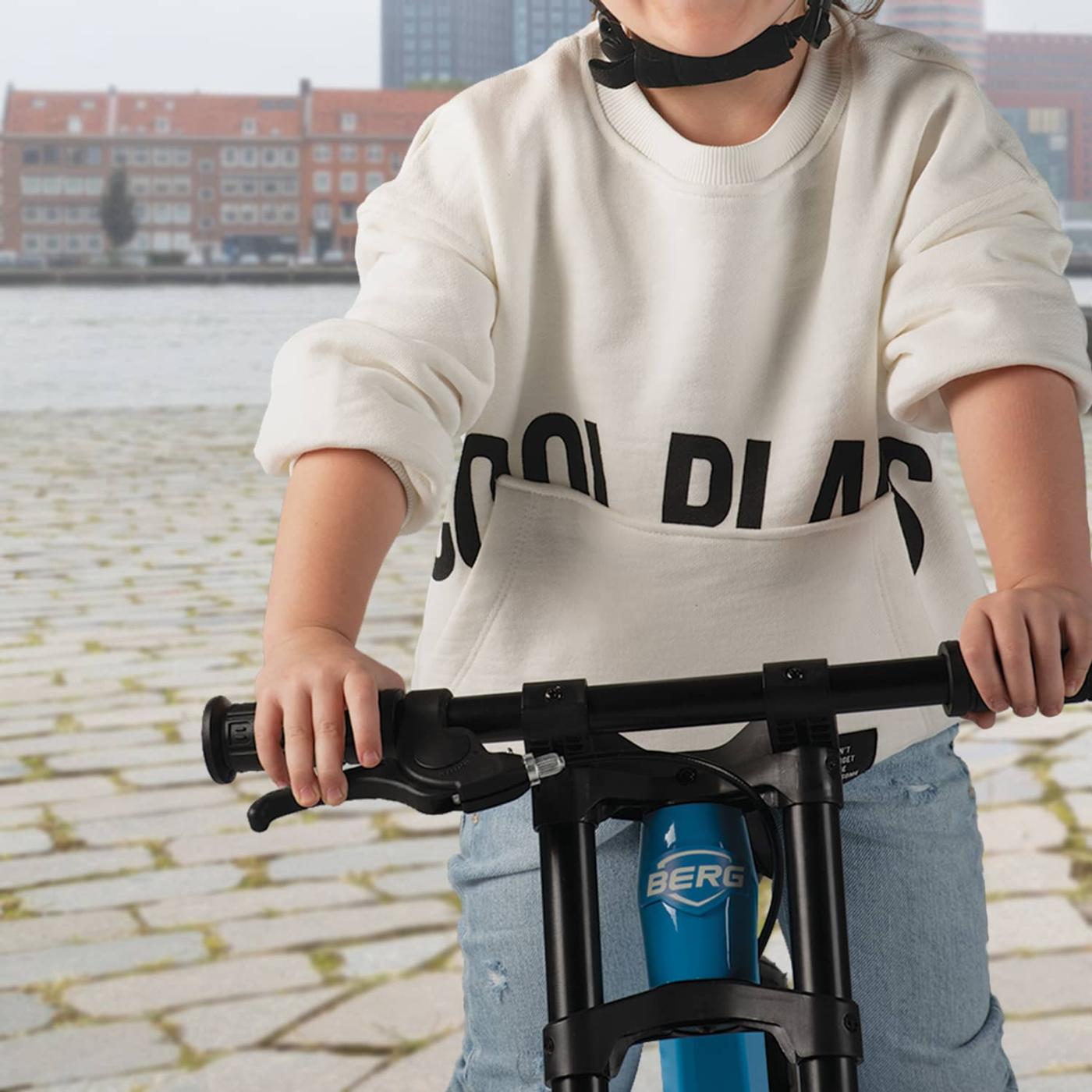 bicicleta sense pedals BERG BIKY CROSS BLUE amb fre de mà