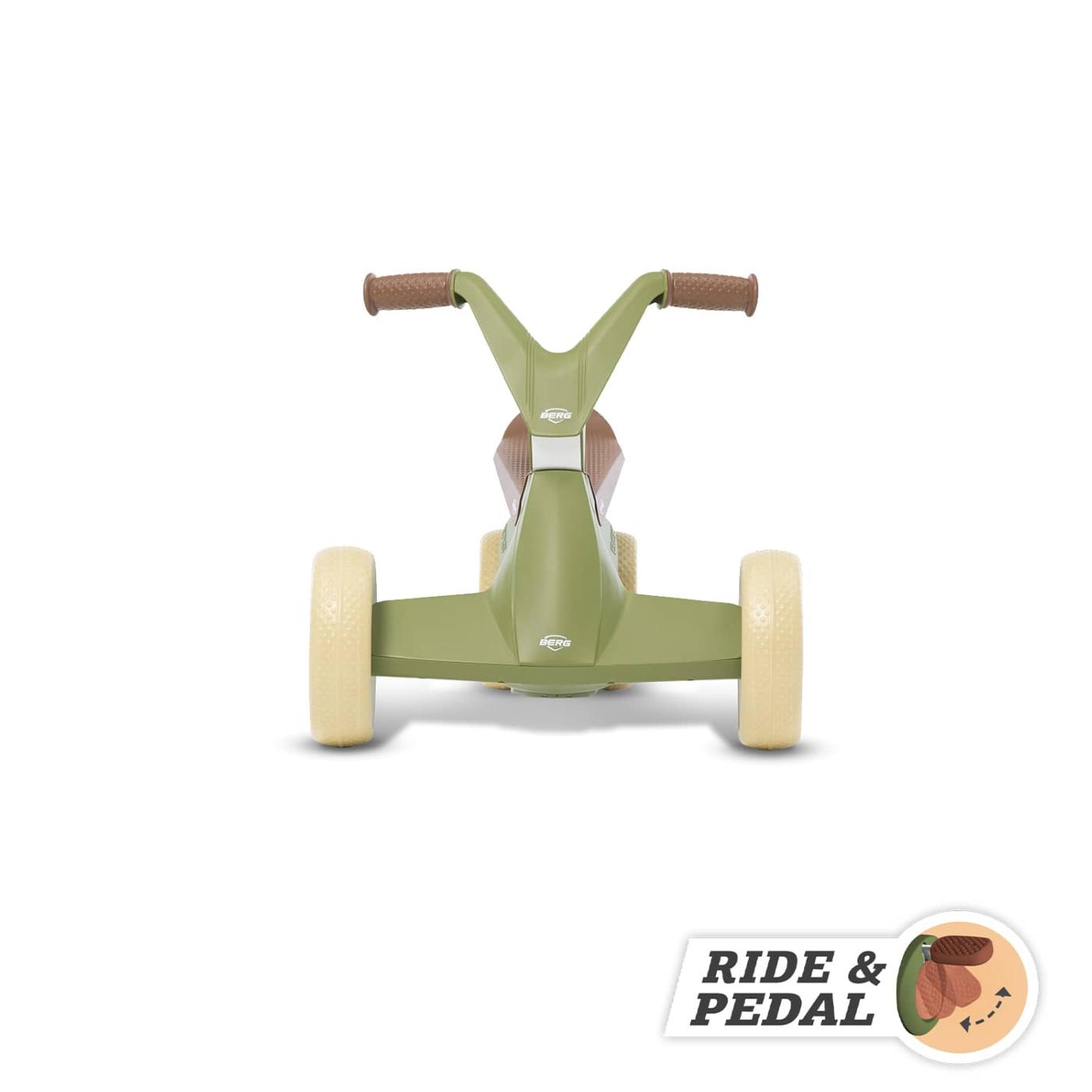 moto infantil BERG Go2 Retro Green.