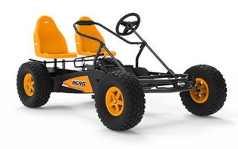 Quad de pedal elétrico BERG DUO COASTER E-BFR de dois lugares e para pontos de aluguer