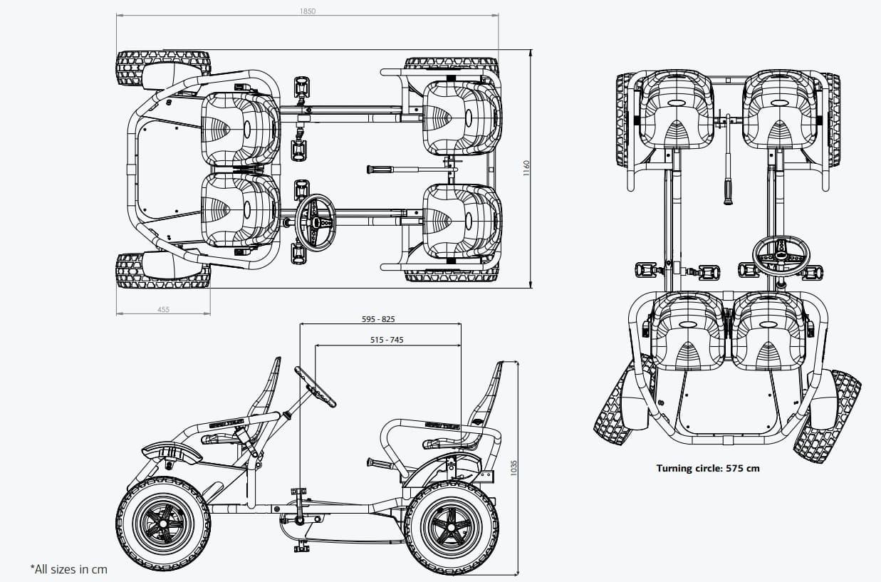 Quadricicle Berg Gran Tour Off-Road AF