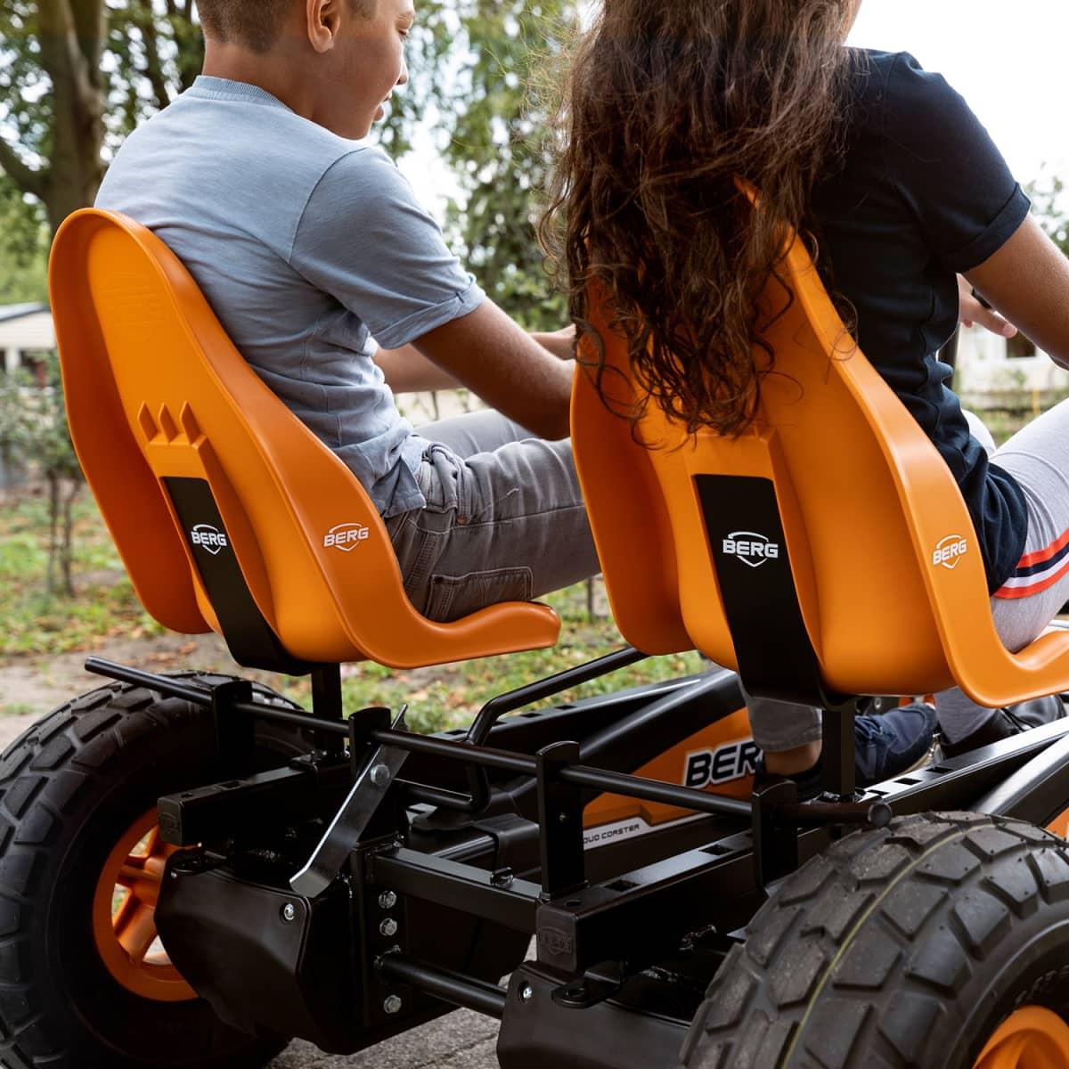 Quadricicle amb pedals i ajuda elèctrica BERG DUO COASTER E-BFR