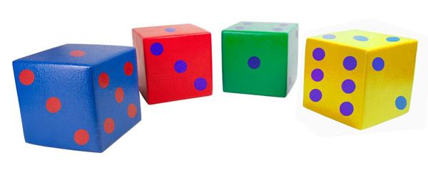 Dado gigante de foam