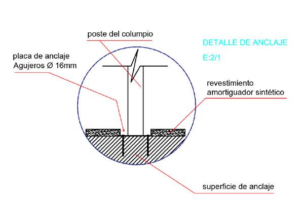 Columpio homologado Vesubio con asientos mixtos