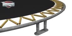 Cama elástica Berg inground champion Grey 430 + rede deluxe