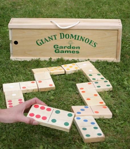 Dominó gigante madera