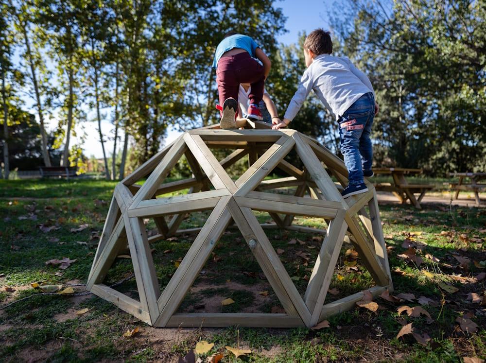 Domo geodésico madera MASGAMES L