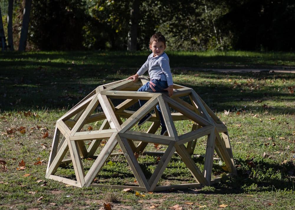 Domo geodésico madera MASGAMES L