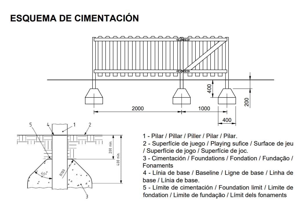 Pilar de madeira 68x68mm para vedações exteriores aprovadas MASGAMES