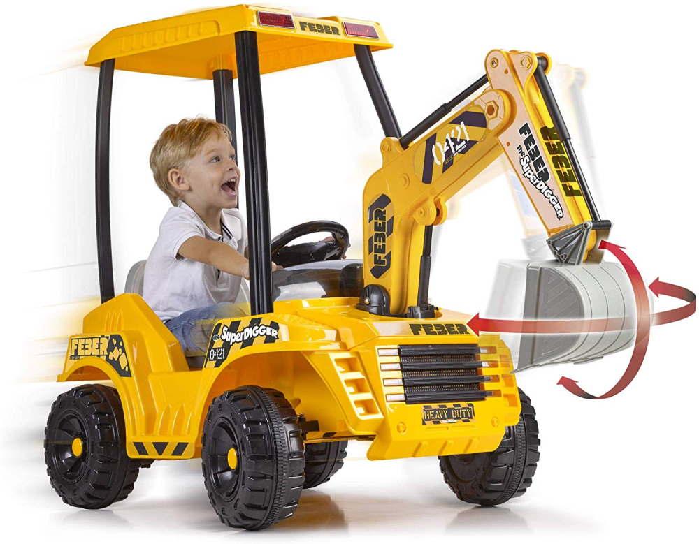 Excavadora infantil FEBER Super Digger 12V