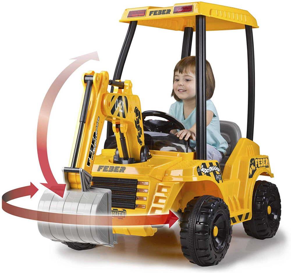Excavadora infantil FEBER Super Digger 12V
