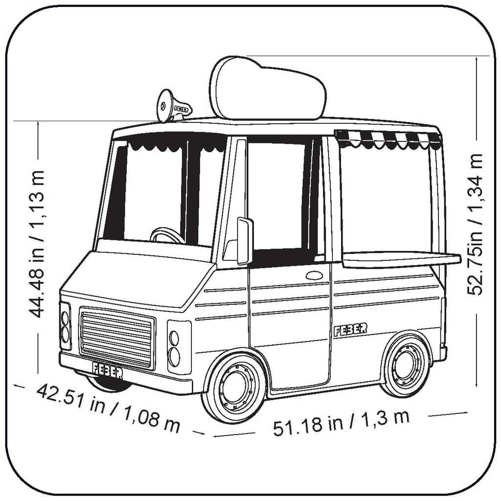 Furgoneta infantil FEBER Food Truck