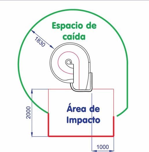 Rampa de escorrega Espiral Helios 200