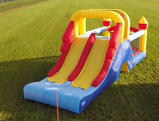 Hinchable Double Mega Slide 4 en 1