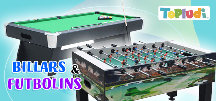 Billars i futbolins