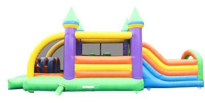 castillo inflable pista americana