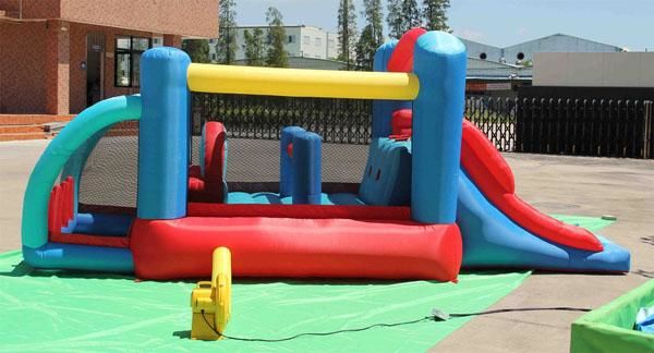 inflable carrera d'obstacles gran 11