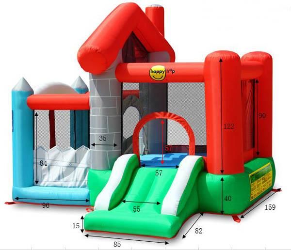 castillo inflable happy home 4