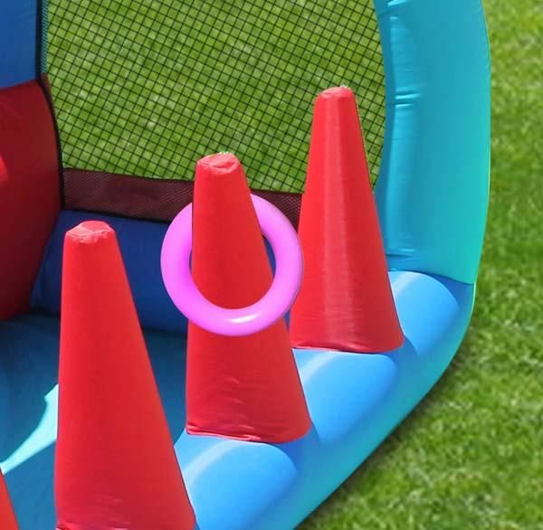 inflable carrera d'obstacles gran