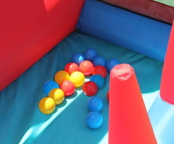 inflable carrera d'obstacles gran