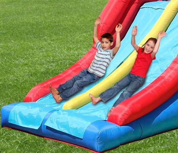 inflable carrera d'obstacles gran