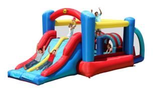 inflable carrera d'obstacles gran