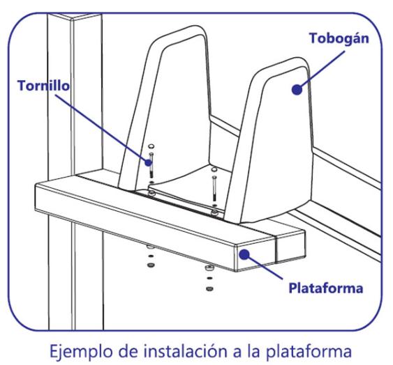 Rampa de tobogán Papi homologada para uso público, varios colores y medidas