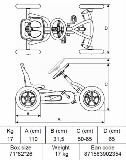 coche de pedales BERG JEEP JUNIOR
