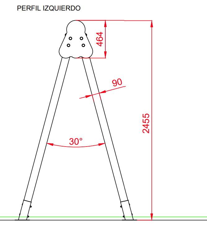 estrutura de escalada para crianças Trepador Modelo nº4