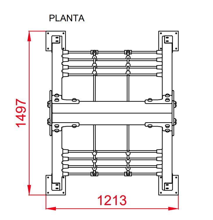 estrutura de escalada para crianças Trepador Modelo nº4