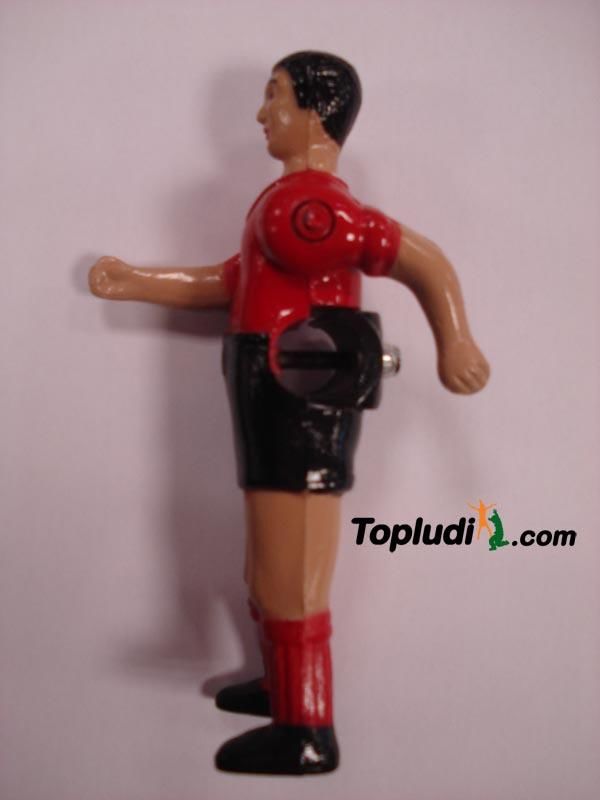 Jugador de futbolí d'alumini de recanvi