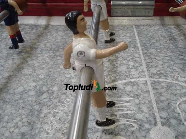 Jugador de futbolí Alumini de 2 cames pintat