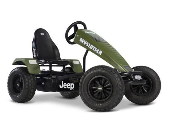 Kart de pedales BERG JEEP REVOLUTION eléctrico con marchas E-BFR-3