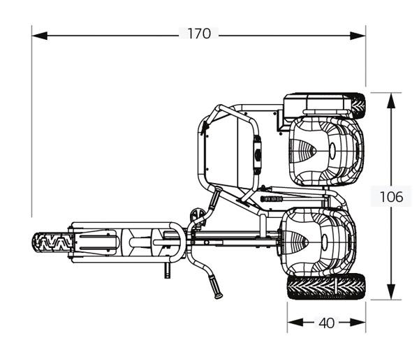 Kart de pedais BERG DUO CHOPPER BFR 6