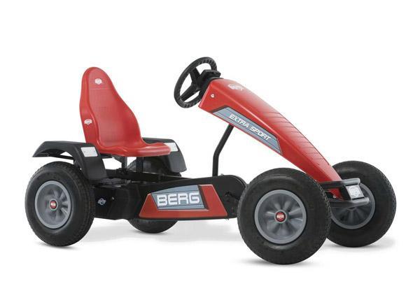 Kart de pedales BERG EXTRA SPORT ROJO eléctrico con marchas E-BFR-3