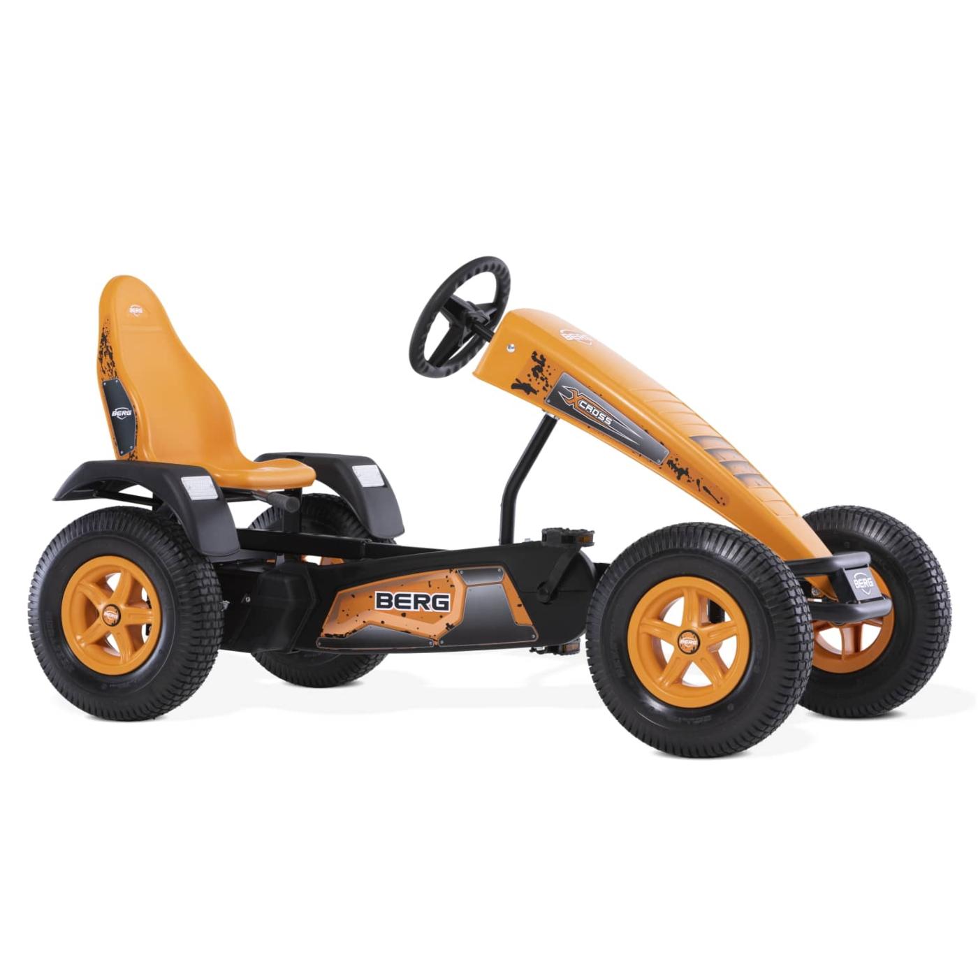 Kart de pedais BERG X-CROSS elétrico com engranagens E-BFR-3