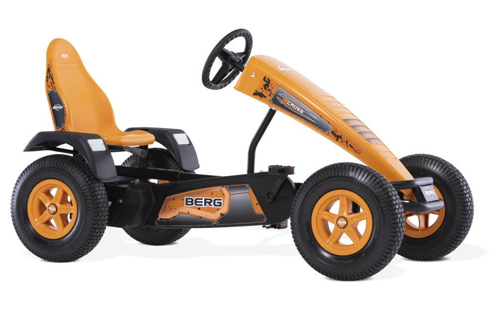 Kart de pedais BERG X-CROSS elétrico com engranagens E-BFR-3