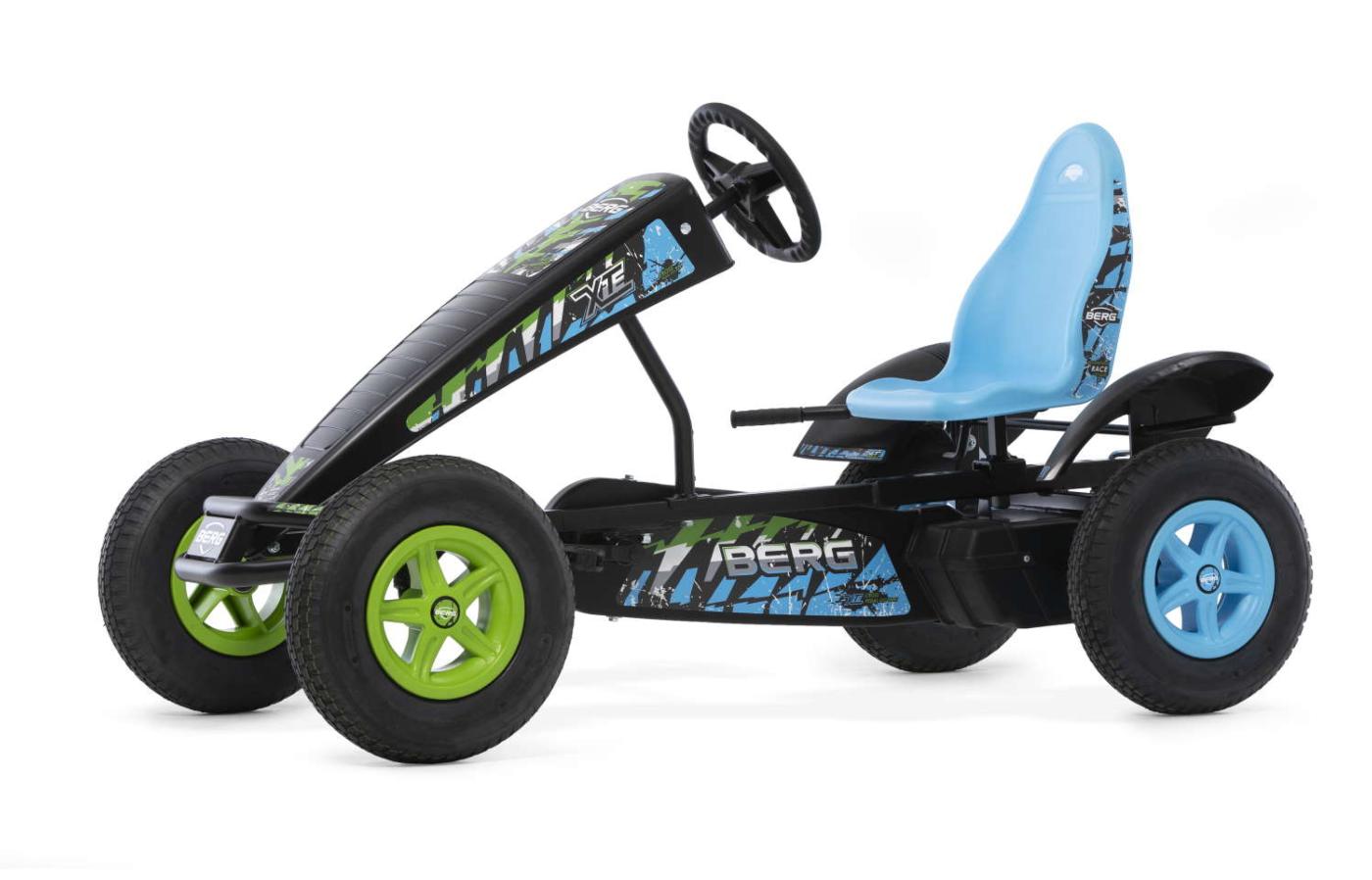 Kart de pedais BERG X-ITE elétrico com engranagens E-BFR-3