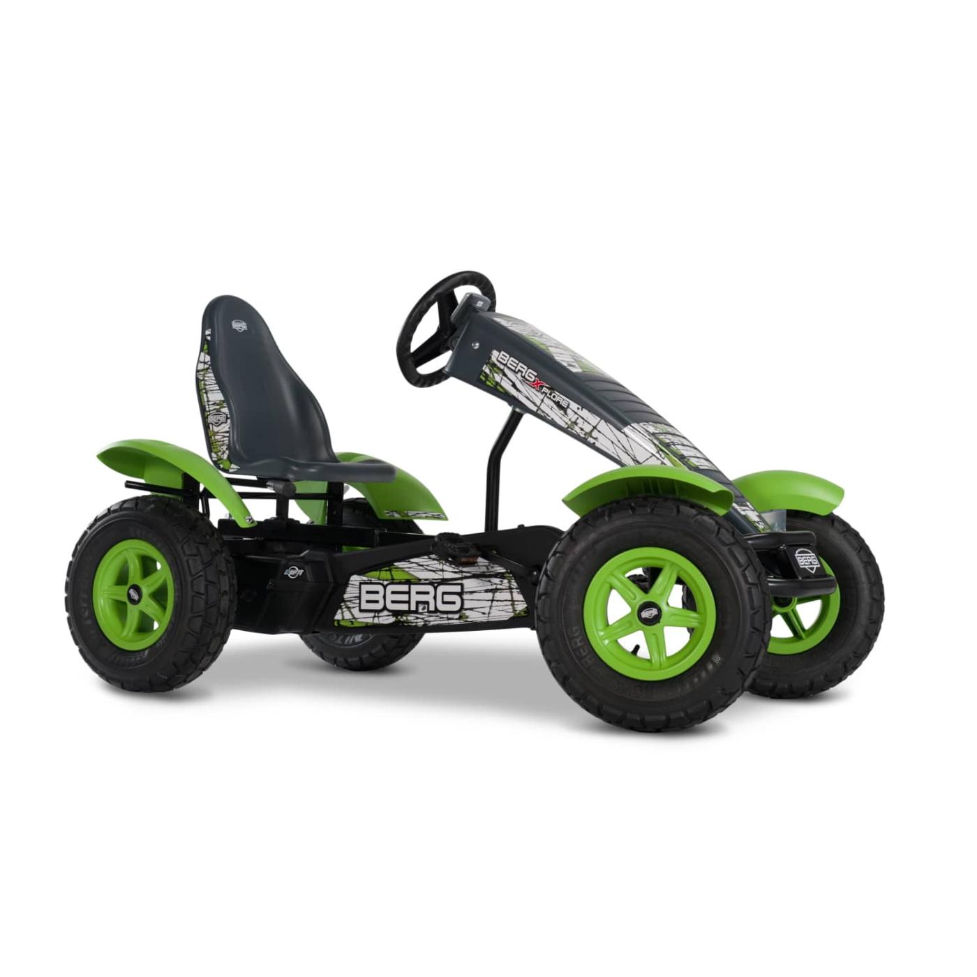 Kart de pedais BERG X-PLORE elétrico com engranagens E-BFR-3