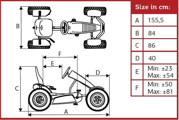 Kart de pedales BERG X-PLORE BFR-3 4